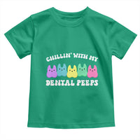 Easter Dental Bunny Toddler T Shirt Chilling With My Dental Peeps - Wonder Print Shop