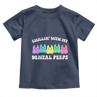 Easter Dental Bunny Toddler T Shirt Chilling With My Dental Peeps - Wonder Print Shop