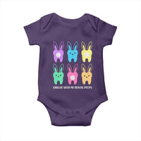 Easter Dentist Baby Onesie Chilling With My Dental Peeps Bunny - Wonder Print Shop