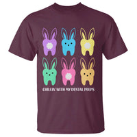 Easter Dentist T Shirt Chilling With My Dental Peeps Bunny - Wonder Print Shop