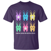 Easter Dentist T Shirt Chilling With My Dental Peeps Bunny - Wonder Print Shop