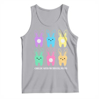 Easter Dentist Tank Top Chilling With My Dental Peeps Bunny - Wonder Print Shop