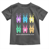 Easter Dentist Toddler T Shirt Chilling With My Dental Peeps Bunny - Wonder Print Shop
