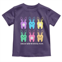 Easter Dentist Toddler T Shirt Chilling With My Dental Peeps Bunny - Wonder Print Shop