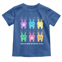 Easter Dentist Toddler T Shirt Chilling With My Dental Peeps Bunny - Wonder Print Shop