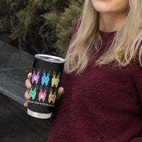 Easter Dentist Tumbler Cup Chilling With My Dental Peeps Bunny - Wonder Print Shop
