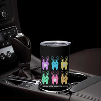 Easter Dentist Tumbler Cup Chilling With My Dental Peeps Bunny - Wonder Print Shop