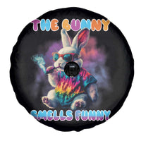 Happy 420 Easter Spare Tire Cover Funny Smoking Easter Bunny Smells Funny Easter - Wonder Print Shop