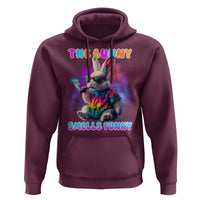 Happy 420 Easter Hoodie Funny Smoking Easter Bunny Smells Funny Easter - Wonder Print Shop