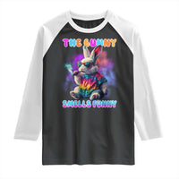 Happy 420 Easter Raglan Shirt Funny Smoking Easter Bunny Smells Funny Easter - Wonder Print Shop