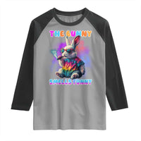 Happy 420 Easter Raglan Shirt Funny Smoking Easter Bunny Smells Funny Easter - Wonder Print Shop