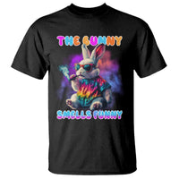 Happy 420 Easter T Shirt Funny Smoking Easter Bunny Smells Funny Easter - Wonder Print Shop
