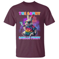Happy 420 Easter T Shirt Funny Smoking Easter Bunny Smells Funny Easter - Wonder Print Shop