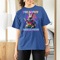 Happy 420 Easter T Shirt For Women Funny Smoking Easter Bunny Smells Funny Easter - Wonder Print Shop