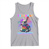 Happy 420 Easter Tank Top Funny Smoking Easter Bunny Smells Funny Easter - Wonder Print Shop