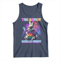 Happy 420 Easter Tank Top Funny Smoking Easter Bunny Smells Funny Easter - Wonder Print Shop