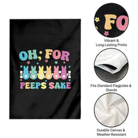 Oh For Peeps Sake Easter Bunny Garden Flag - Wonder Print Shop