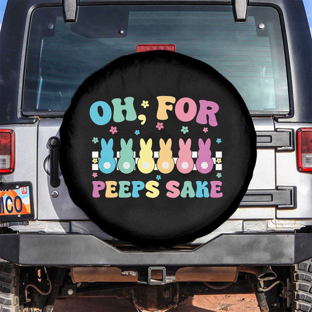 Oh For Peeps Sake Easter Bunny Spare Tire Cover - Wonder Print Shop