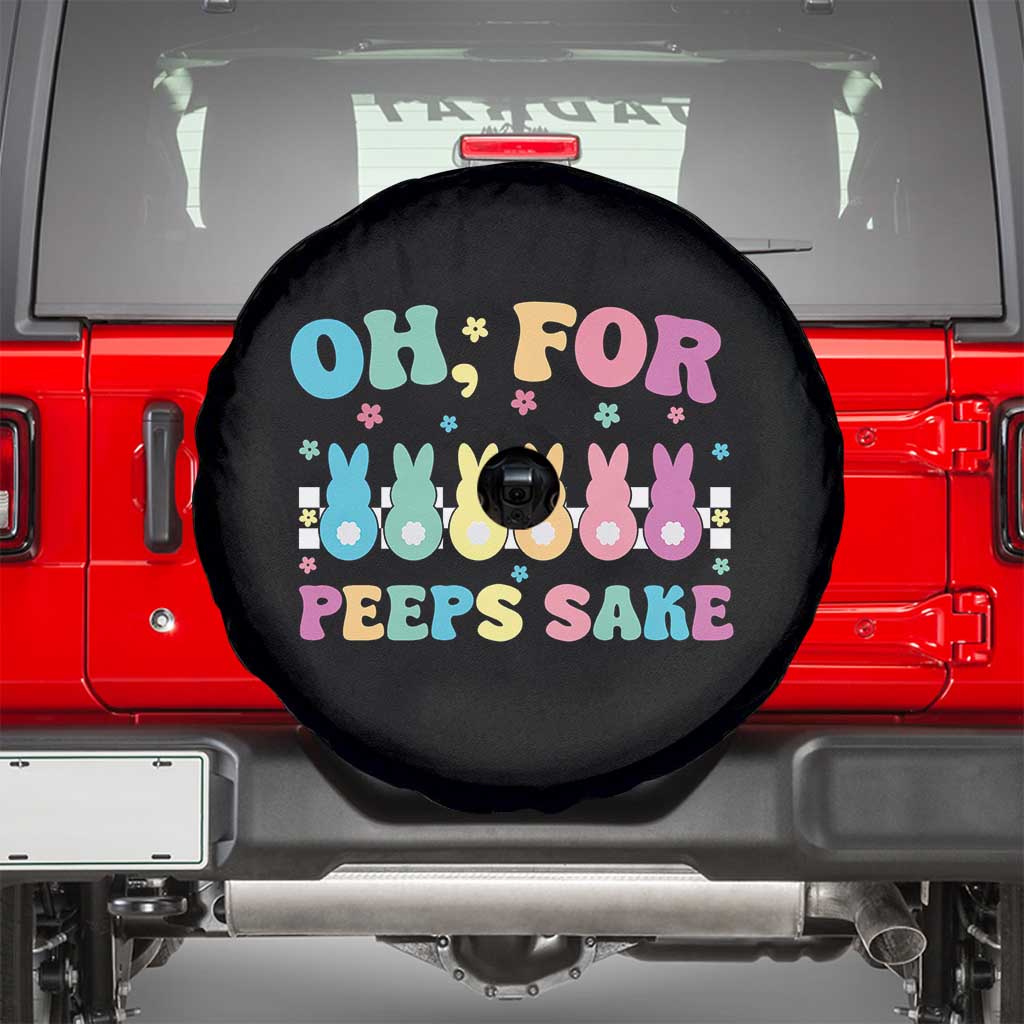 Oh For Peeps Sake Easter Bunny Spare Tire Cover - Wonder Print Shop