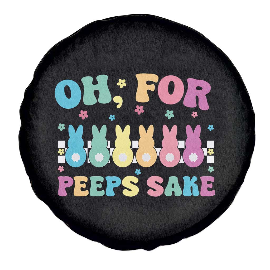 Oh For Peeps Sake Easter Bunny Spare Tire Cover - Wonder Print Shop