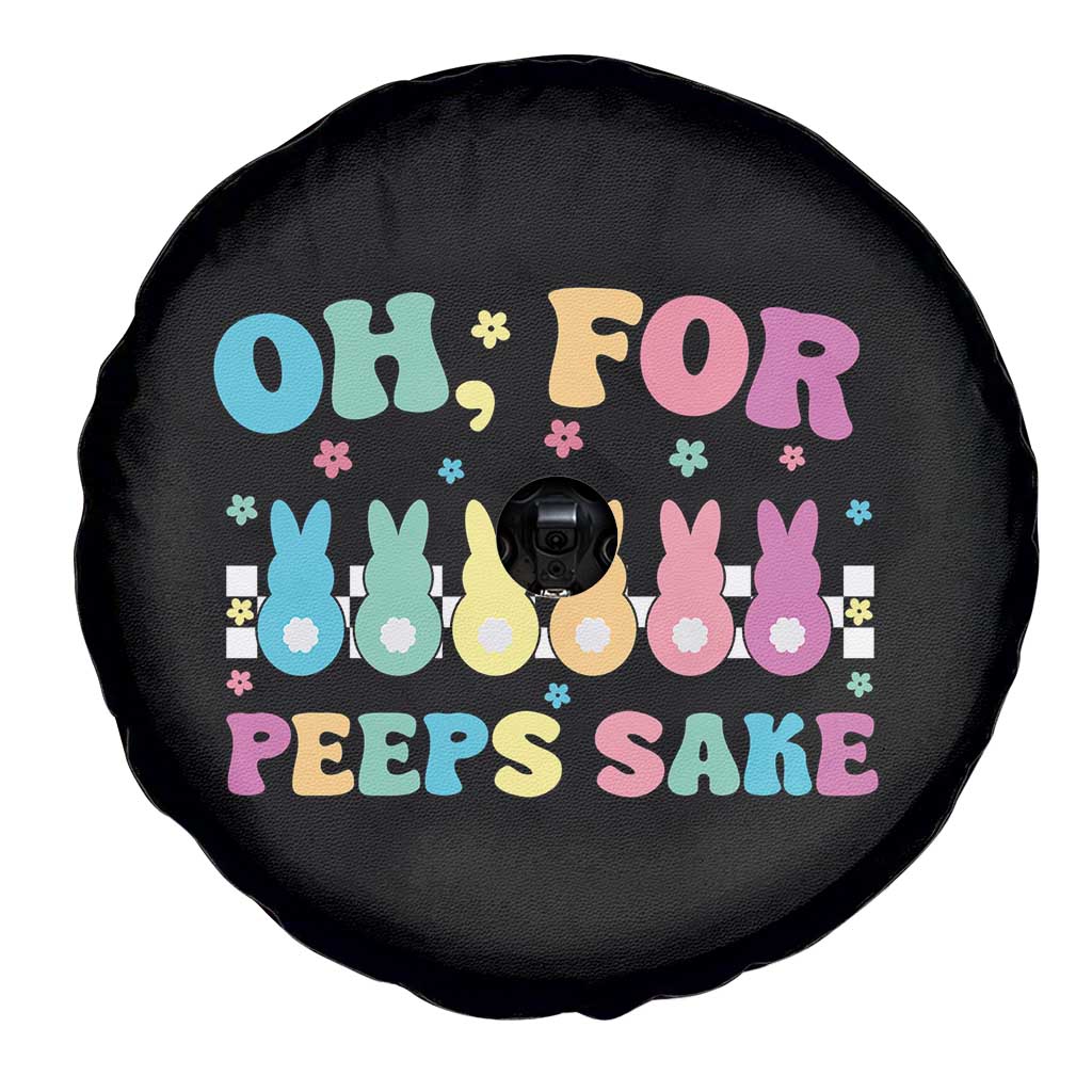 Oh For Peeps Sake Easter Bunny Spare Tire Cover - Wonder Print Shop