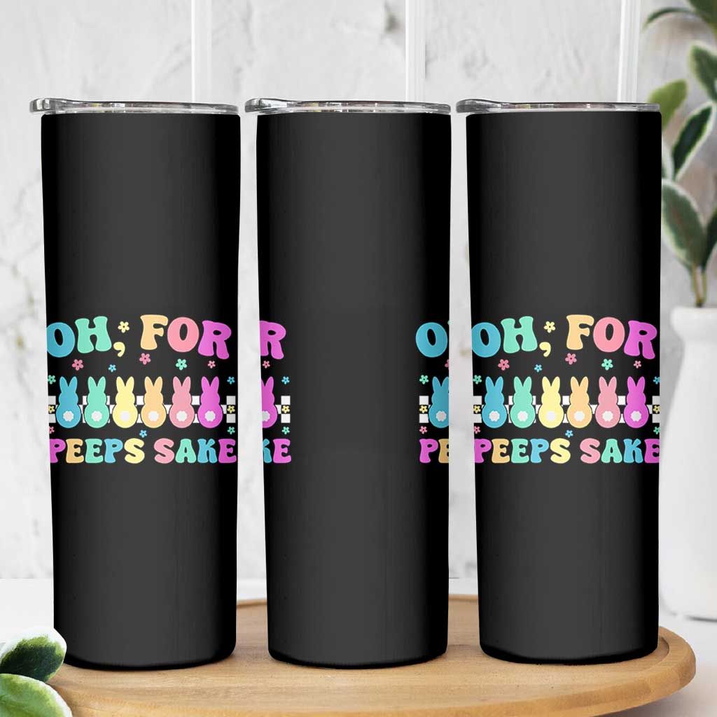 Oh For Peeps Sake Easter Bunny Skinny Tumbler - Wonder Print Shop