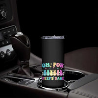 Oh For Peeps Sake Easter Bunny Skinny Tumbler - Wonder Print Shop