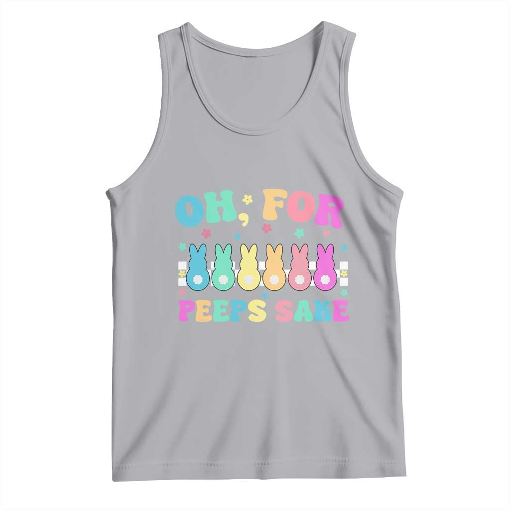 Oh For Peeps Sake Easter Bunny Tank Top - Wonder Print Shop