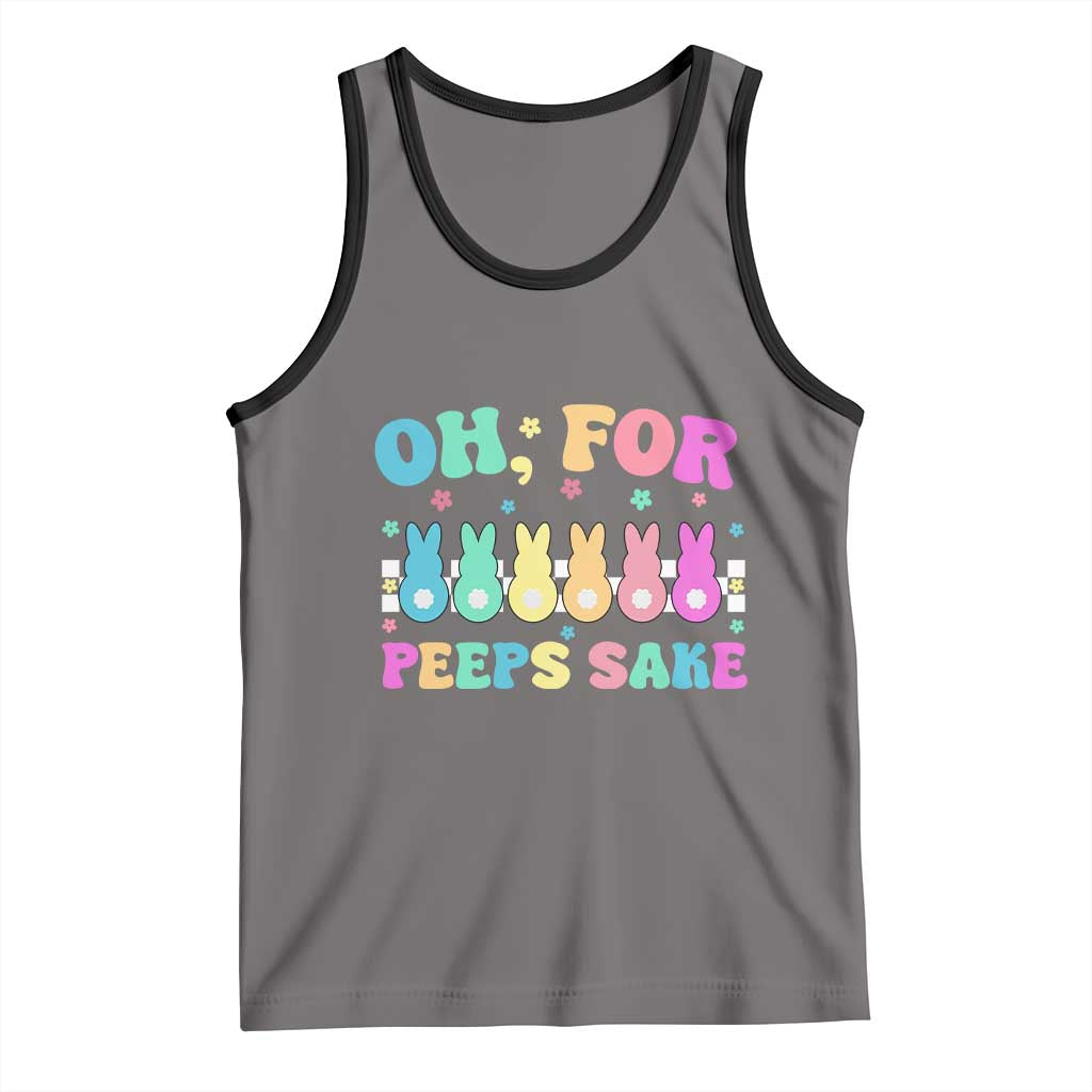 Oh For Peeps Sake Easter Bunny Tank Top - Wonder Print Shop