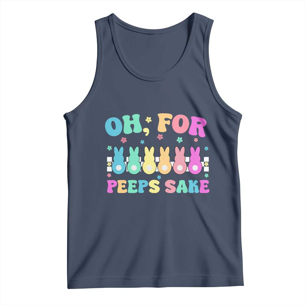 Oh For Peeps Sake Easter Bunny Tank Top - Wonder Print Shop