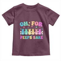 Oh For Peeps Sake Easter Bunny Toddler T Shirt - Wonder Print Shop