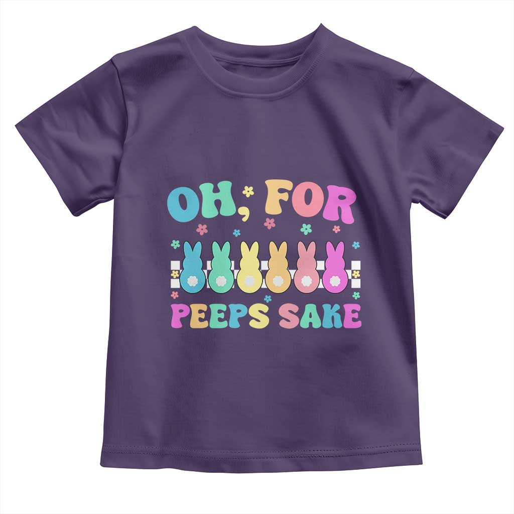 Oh For Peeps Sake Easter Bunny Toddler T Shirt - Wonder Print Shop