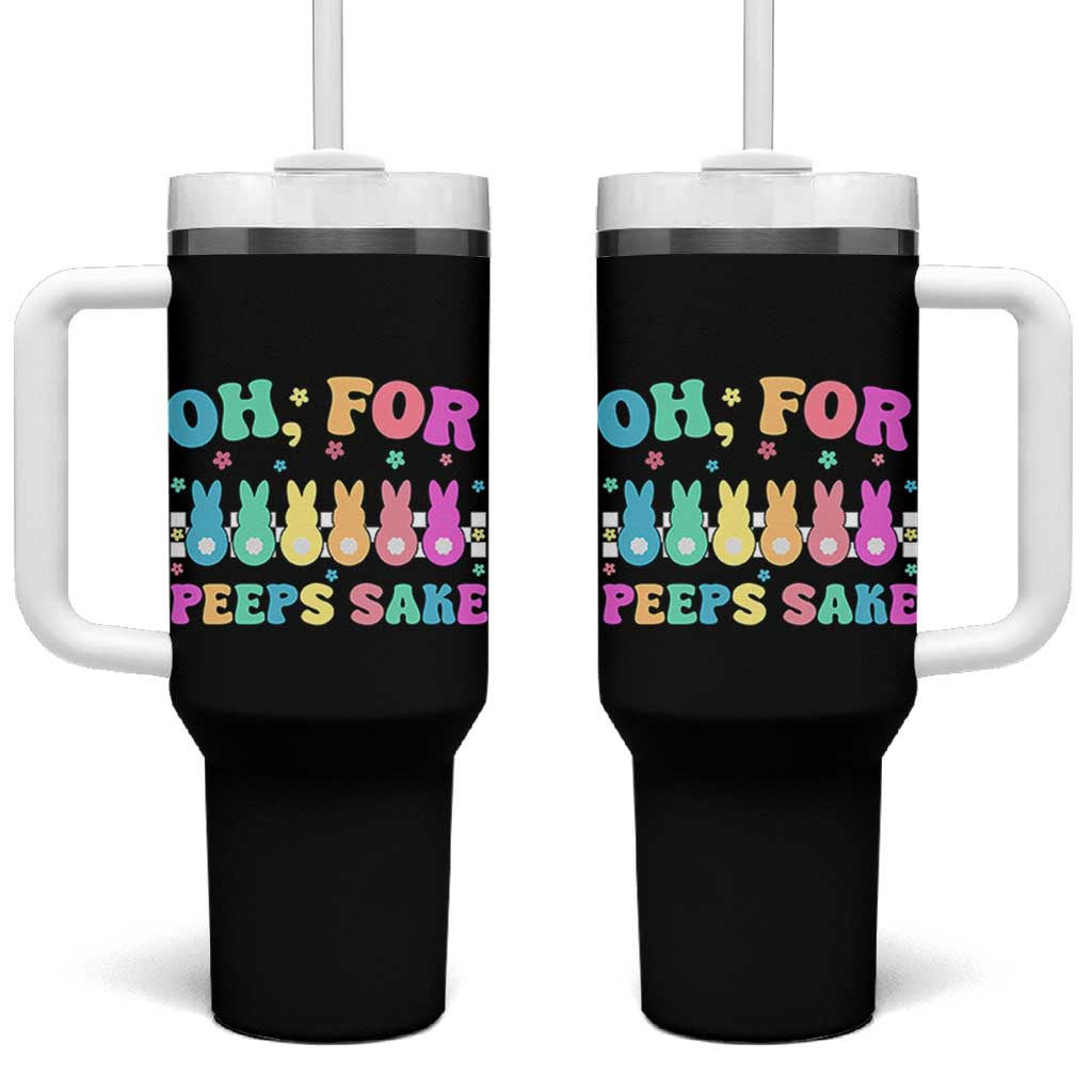 Oh For Peeps Sake Easter Bunny Tumbler With Handle - Wonder Print Shop