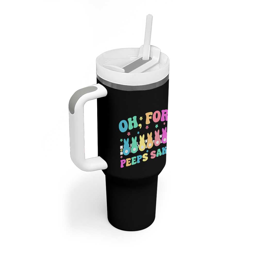 Oh For Peeps Sake Easter Bunny Tumbler With Handle - Wonder Print Shop