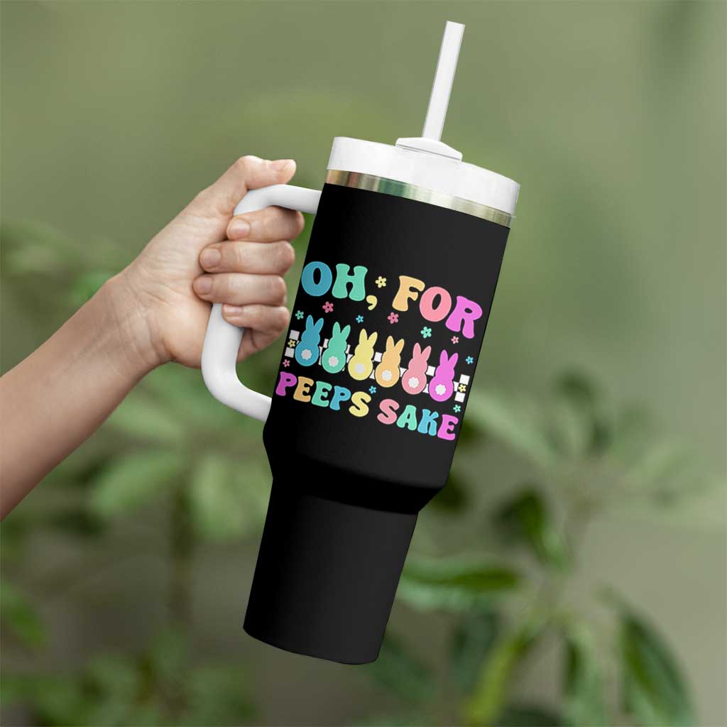 Oh For Peeps Sake Easter Bunny Tumbler With Handle - Wonder Print Shop