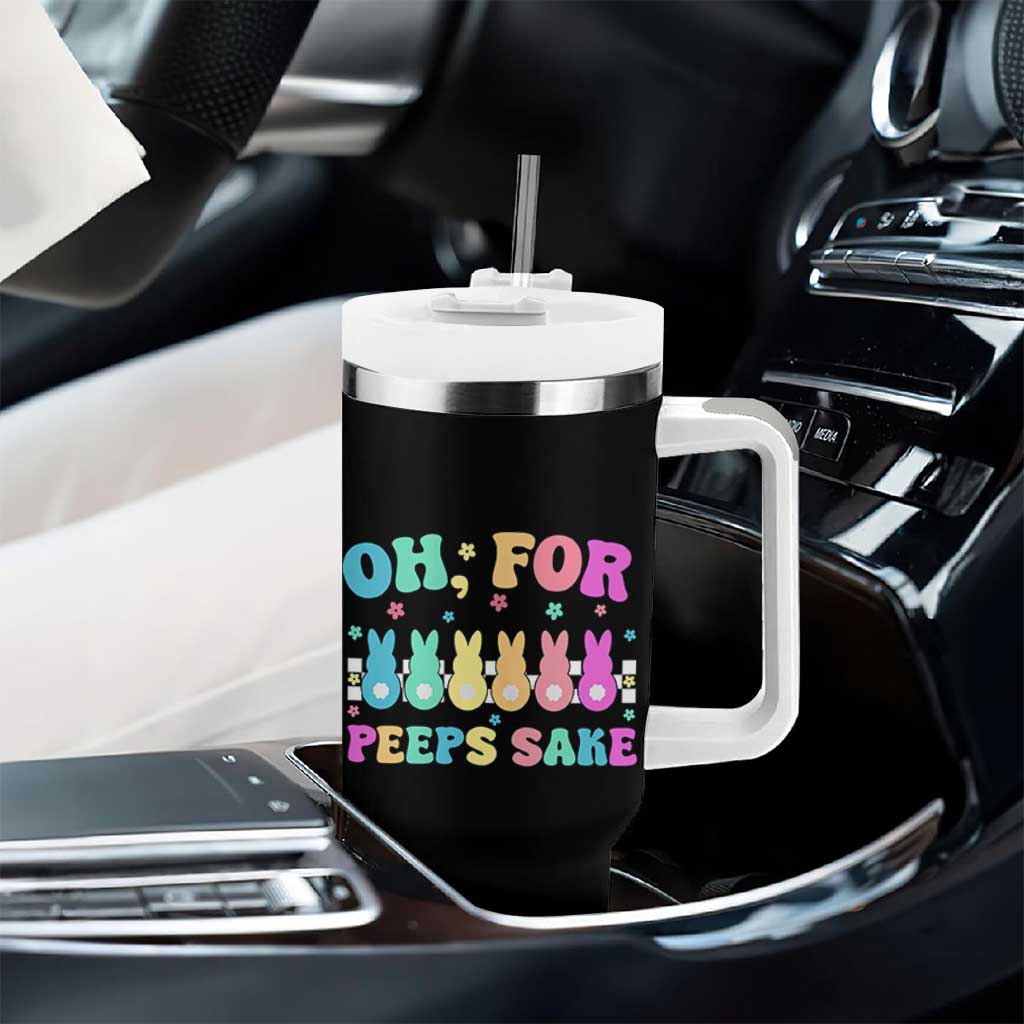 Oh For Peeps Sake Easter Bunny Tumbler With Handle - Wonder Print Shop