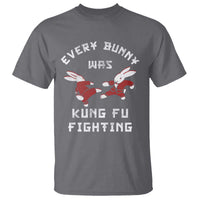 Every Bunny Was Kung Fu Fighting T Shirt Funny Cool Easter Graphic