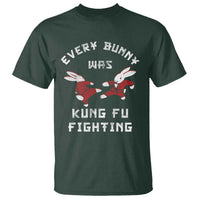 Every Bunny Was Kung Fu Fighting T Shirt Funny Cool Easter Graphic