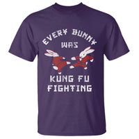 Every Bunny Was Kung Fu Fighting T Shirt Funny Cool Easter Graphic