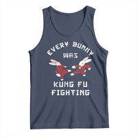 Every Bunny Was Kung Fu Fighting Tank Top Funny Cool Easter Graphic
