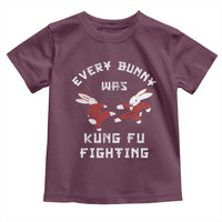 Every Bunny Was Kung Fu Fighting Toddler T Shirt Funny Cool Easter Graphic