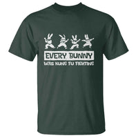 Bunny Kung Fu Fighting T Shirt Funny Easter Vintage Graphic