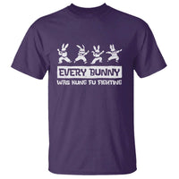 Bunny Kung Fu Fighting T Shirt Funny Easter Vintage Graphic