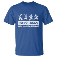 Bunny Kung Fu Fighting T Shirt Funny Easter Vintage Graphic