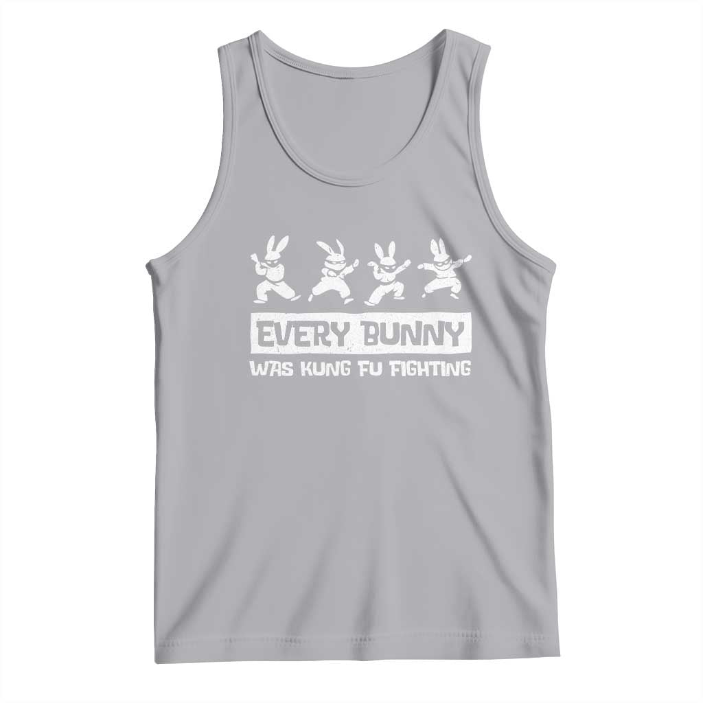 Bunny Kung Fu Fighting Tank Top Funny Easter Vintage Graphic