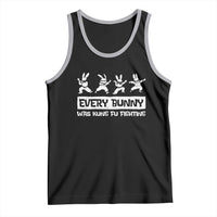 Bunny Kung Fu Fighting Tank Top Funny Easter Vintage Graphic