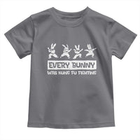 Bunny Kung Fu Fighting Toddler T Shirt Funny Easter Vintage Graphic