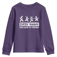 Bunny Kung Fu Fighting Youth Sweatshirt Funny Easter Vintage Graphic