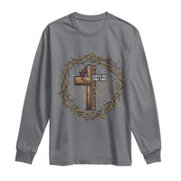 Christian Cross Long Sleeve Shirt Bible John 3:16 Jesus He Gave His Only Son Jesus Christian - Wonder Print Shop