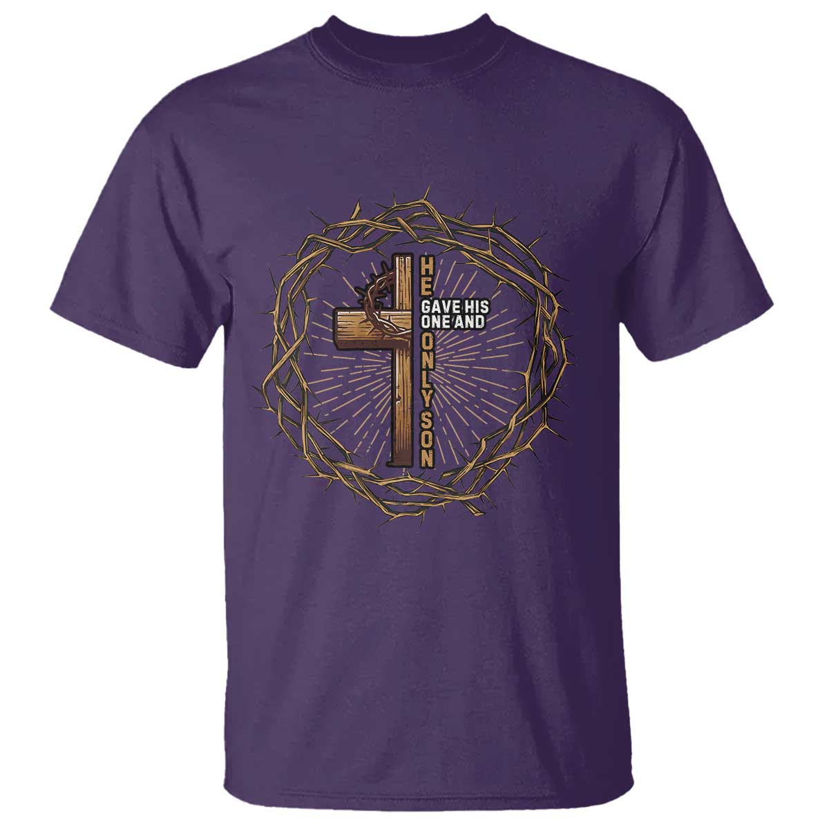 Christian Cross T Shirt Bible John 3:16 Jesus He Gave His Only Son Jesus Christian - Wonder Print Shop